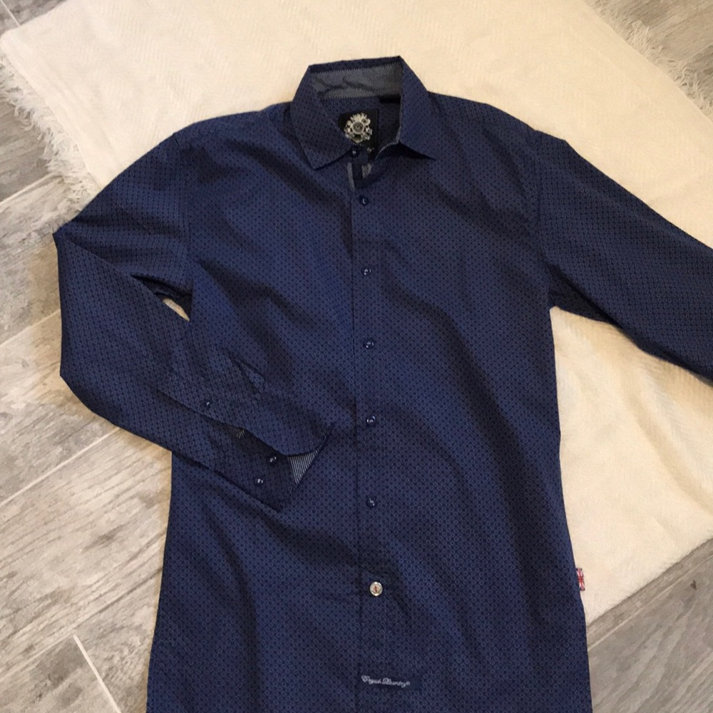 English Laundry patterned button down